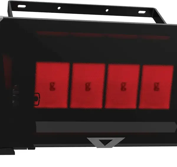 Panera GUFO GT4 Camlı Radyant Isıtıcı 4 kW – Tek Kademe