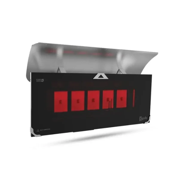 Panera GUFO HG Camlı Seramik Plakalı Radyant Isıtıcı (7–12,5 kW) – Çift Kademe + Kumandalı