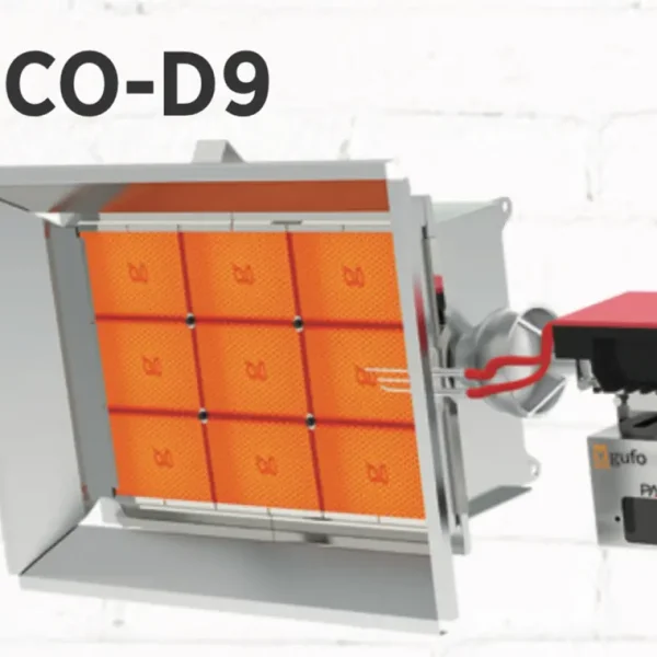 Panera GUFO ECO D9 Tek Kademeli Seramik Plakalı Radyant Isıtıcı (16,2 kW)