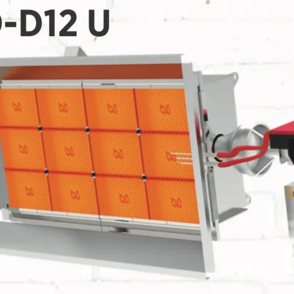 Panera GUFO ECO D12 Tek Kademeli Seramik Plakalı Radyant Isıtıcı (21,6 kW)